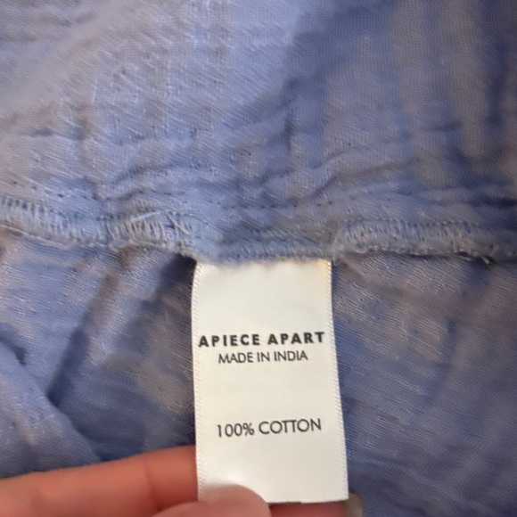 Apiece Apart Light Blue Ruffled Blouse - Picture 15 of 16